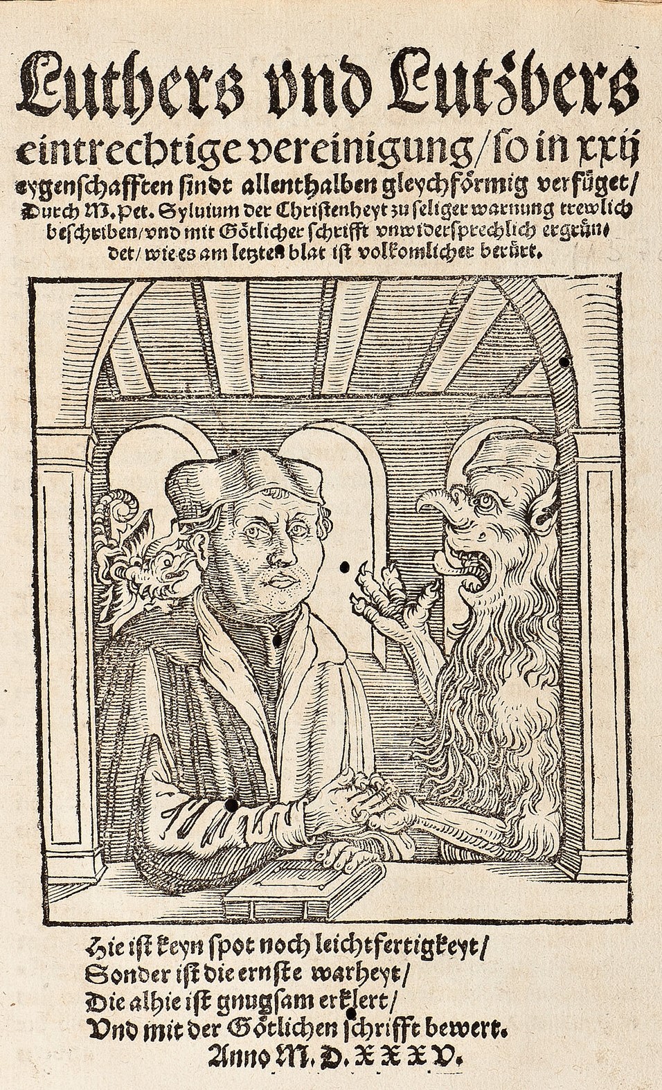 Luthers und Luzifers eintrchtige Vereinigung